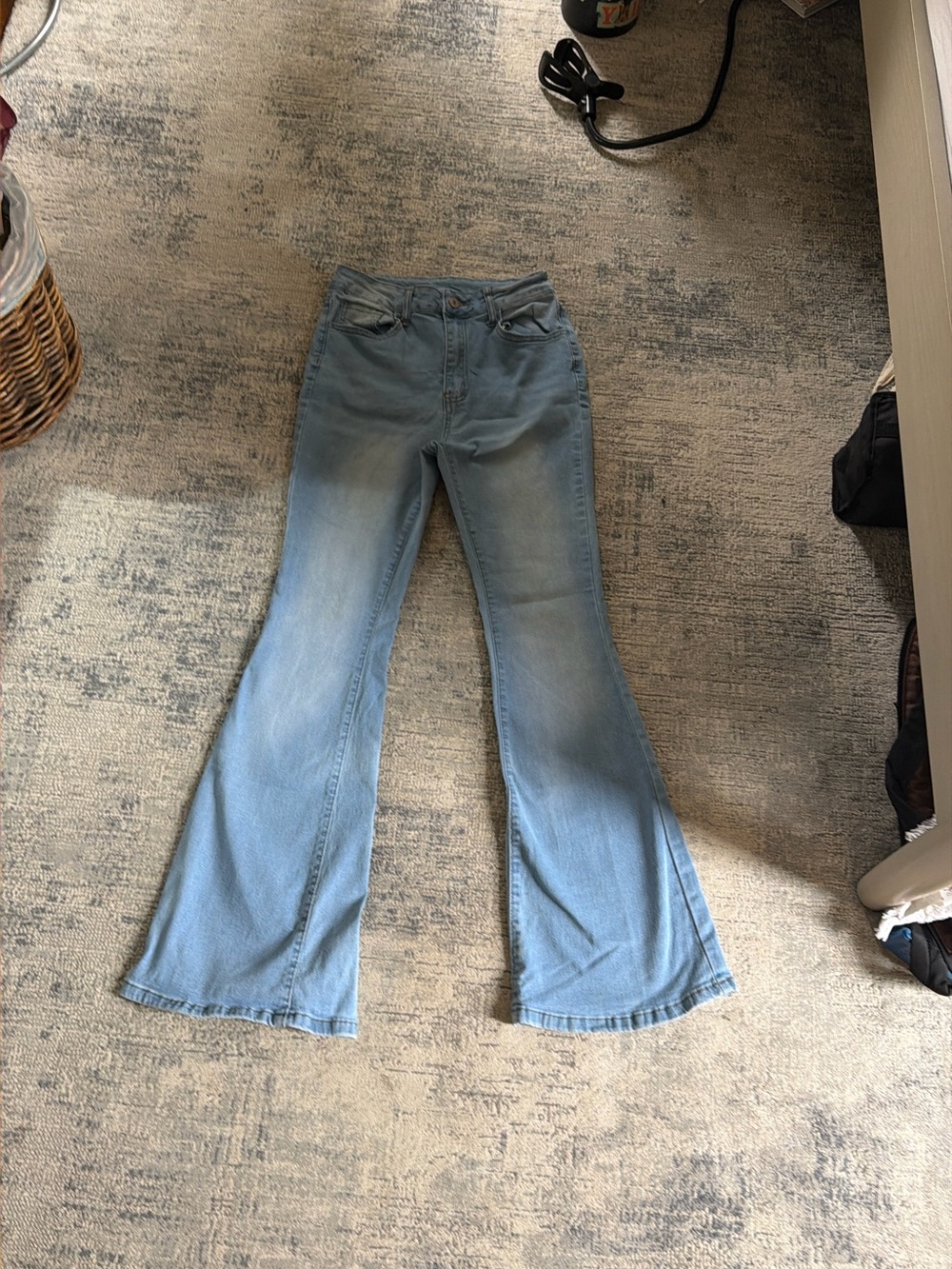 Light Blue Women's Flared Jeans